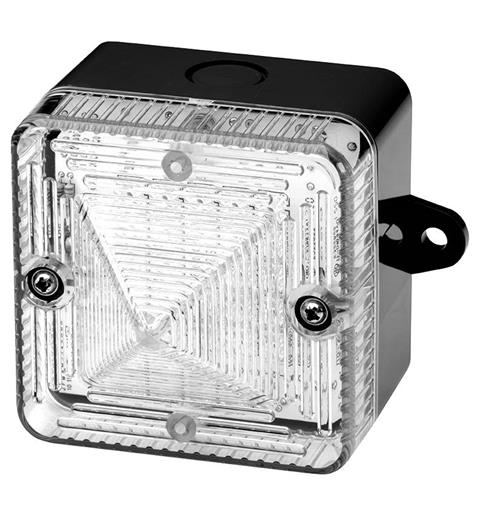 LED Beacon L101H-A  24vDC [bk] 1:RED Flash/Permanent IP66 10-30vDC (w/Lugs)